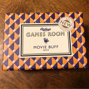 Ridley’s Movie Buff Trivia / Quiz Card Game